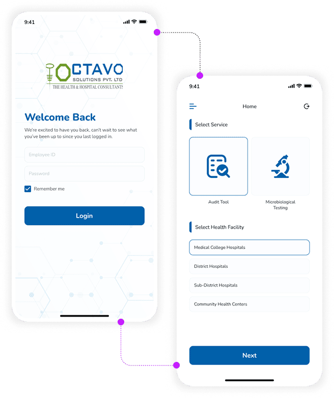 Octavo Medical Survey App