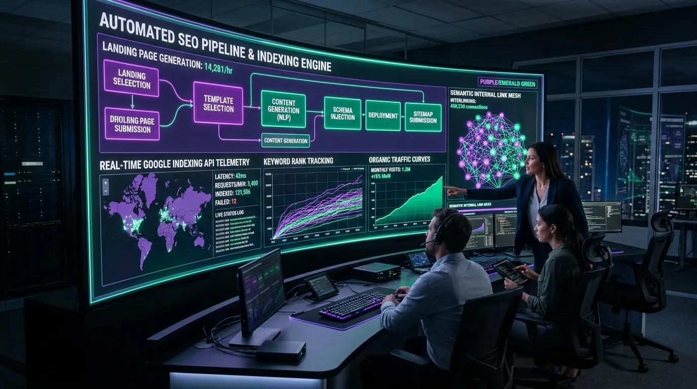 Programmatic SEO Pipeline and Automated Google Indexing Engine